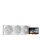 Wentylator do komputera KRUX HydroArc 360 White 3x120mm